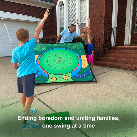 THE ORIGINAL BATTLE GOLF ARENA.