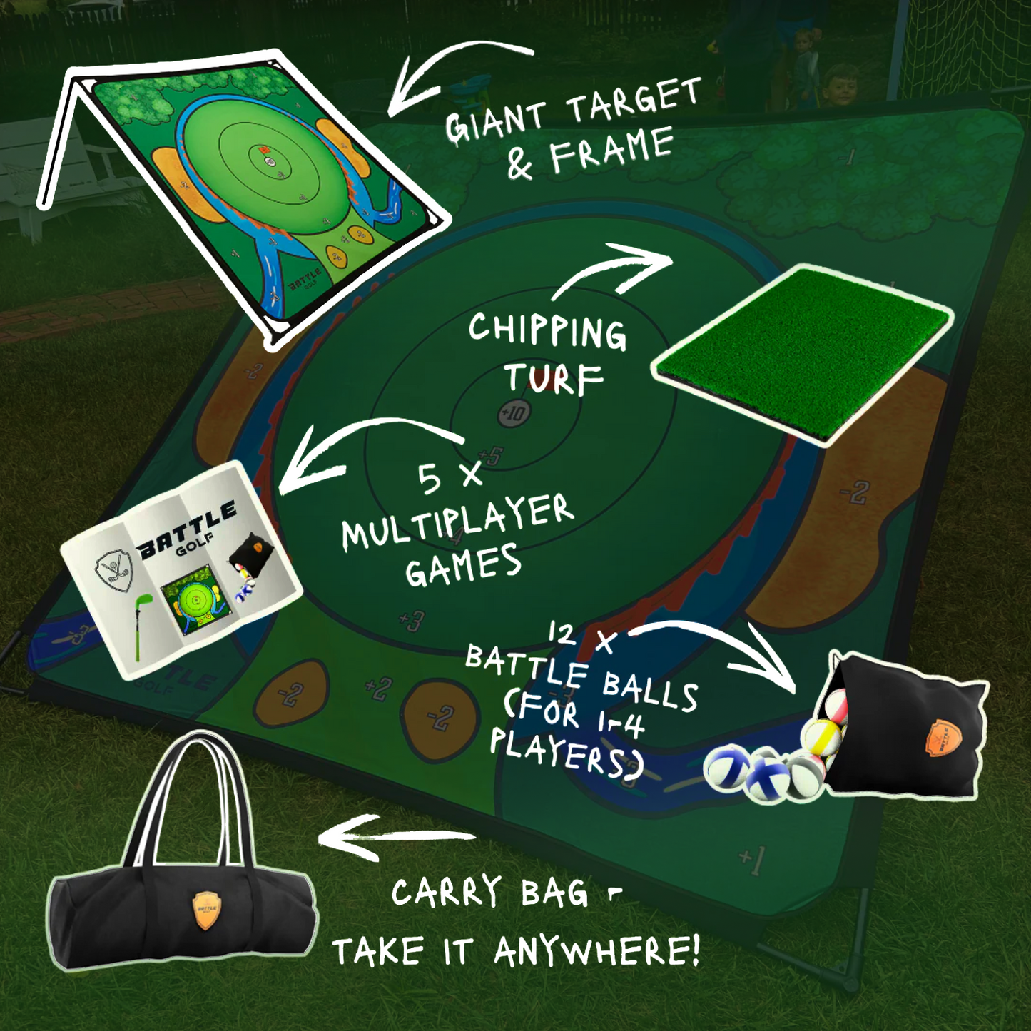 THE ORIGINAL BATTLE GOLF ARENA