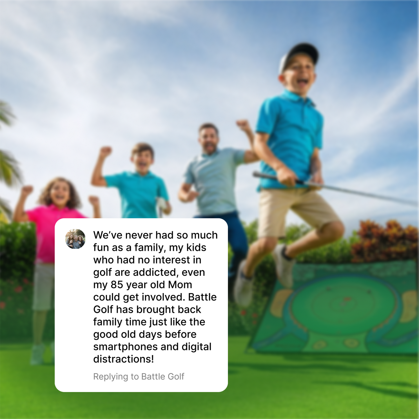 THE ORIGINAL BATTLE GOLF ARENA