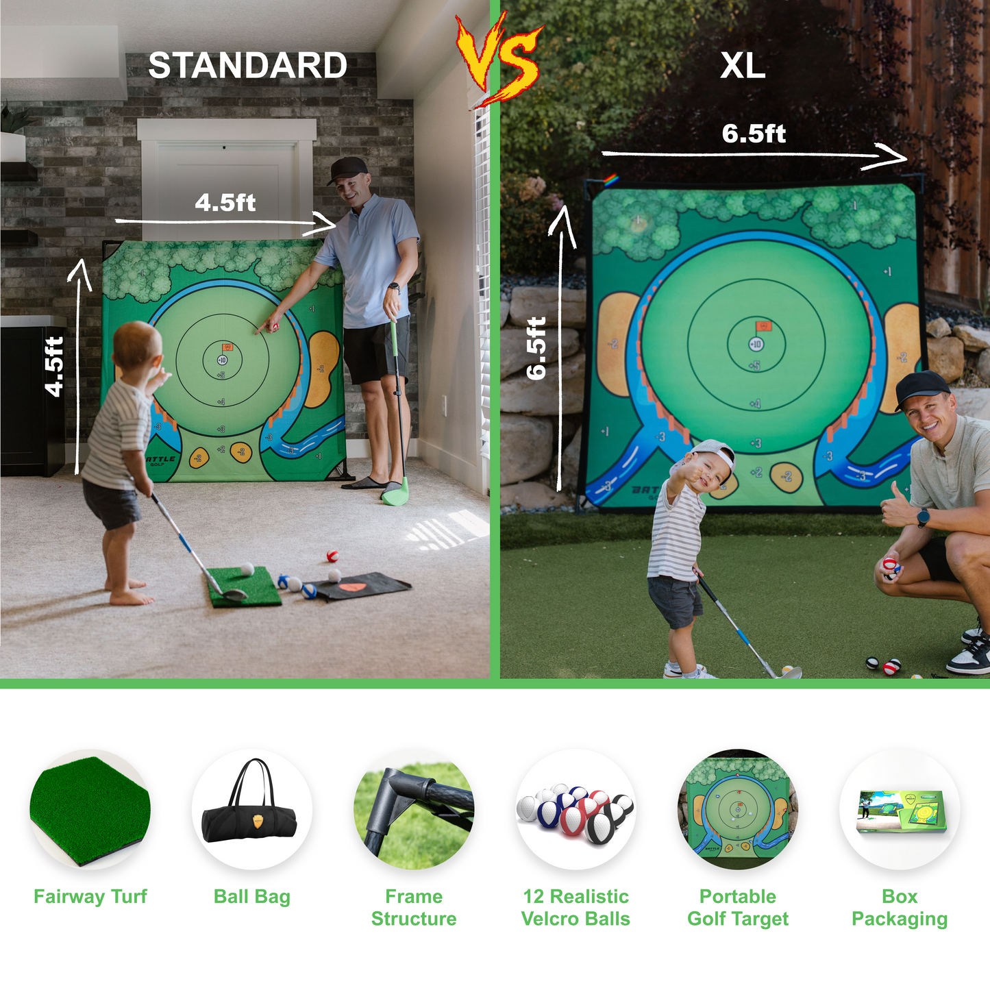 THE ORIGINAL BATTLE GOLF ARENA.
